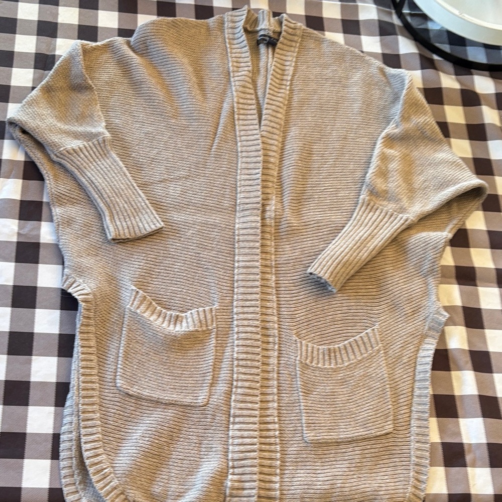 American Eagle Outfitters Taupe Knit Sweater